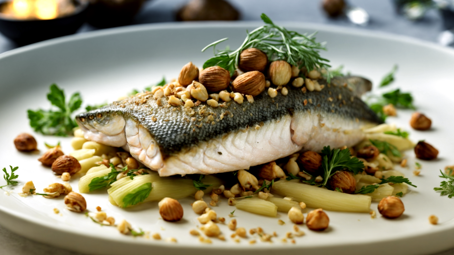 Branzino Nocciole Cardi"