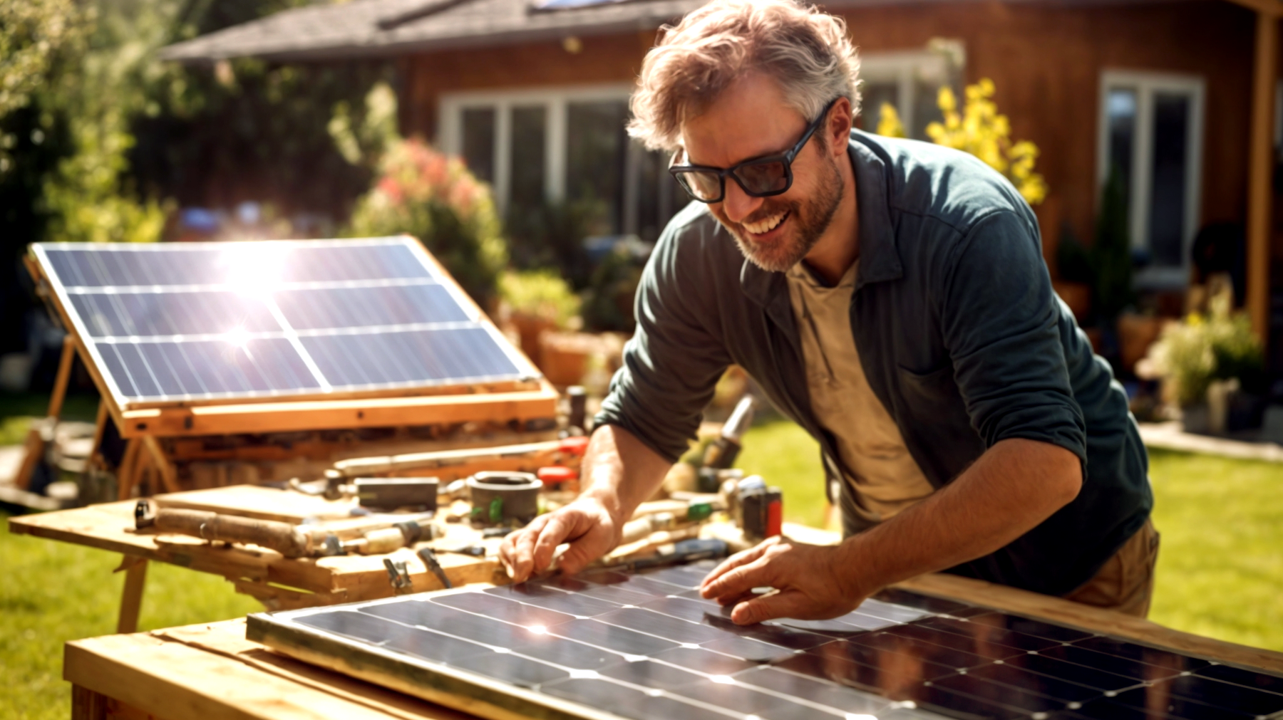 Energia solare pannello termico fai-da-te sostenibilità"