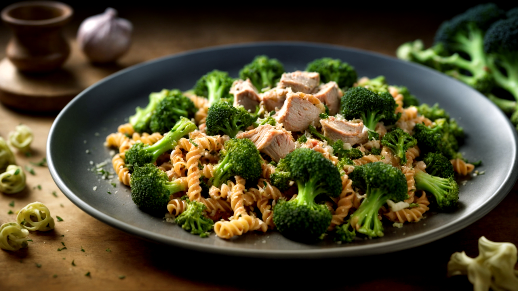 Fusilli coniglio broccoli"